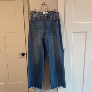 Stylish Denim Wide Leg Jeans